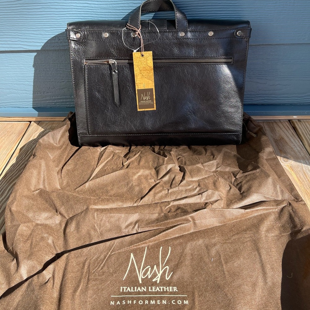 Nash Italian Leather Heritage Messenger Bag